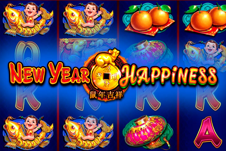 New Year Happiness - Ruby Play slot at Casinò Mania Casino